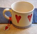 "2 Hearts" Mug